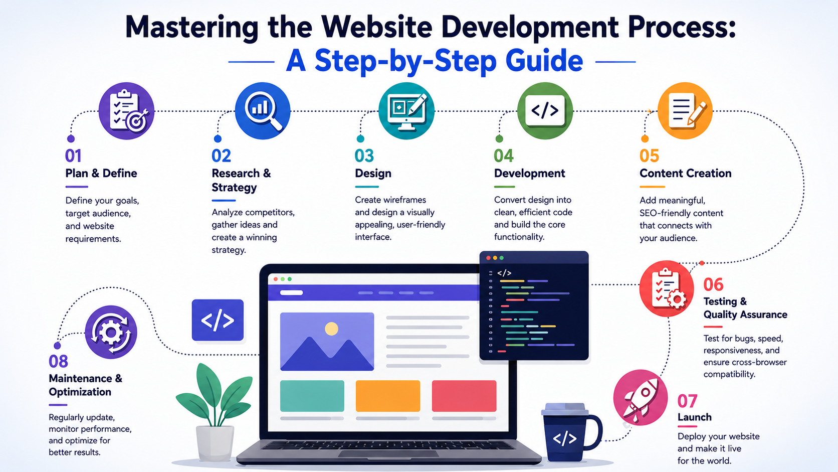 Mastering the Website Development Process: A Step-by-Step Guide